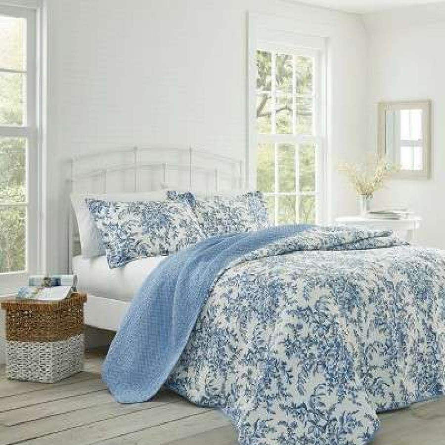 Quilt Bedding Sets * | Hot Sale Bedford Quilt Set Laura Ashley