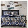 Quilt Bedding Sets * | Cheap Mi Zone Liam Camouflage Print Quilted Coverlet Set Blue