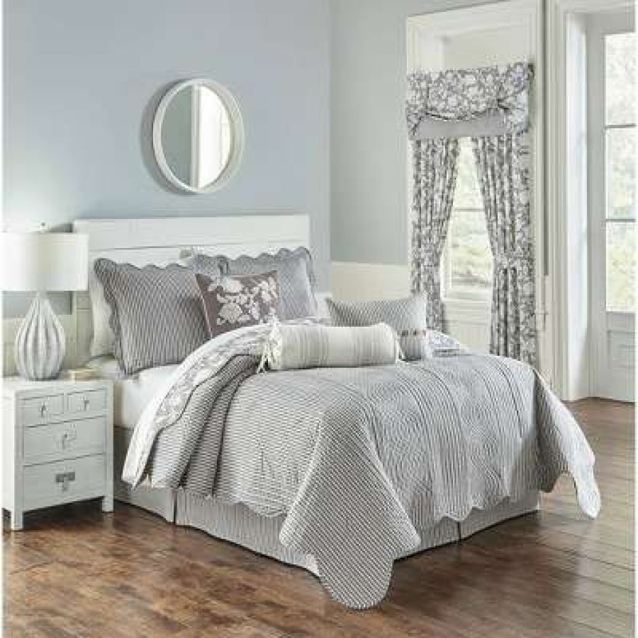 Quilt Bedding Sets * | Buy Waverly Stencil Vine Reversible Quilt Set