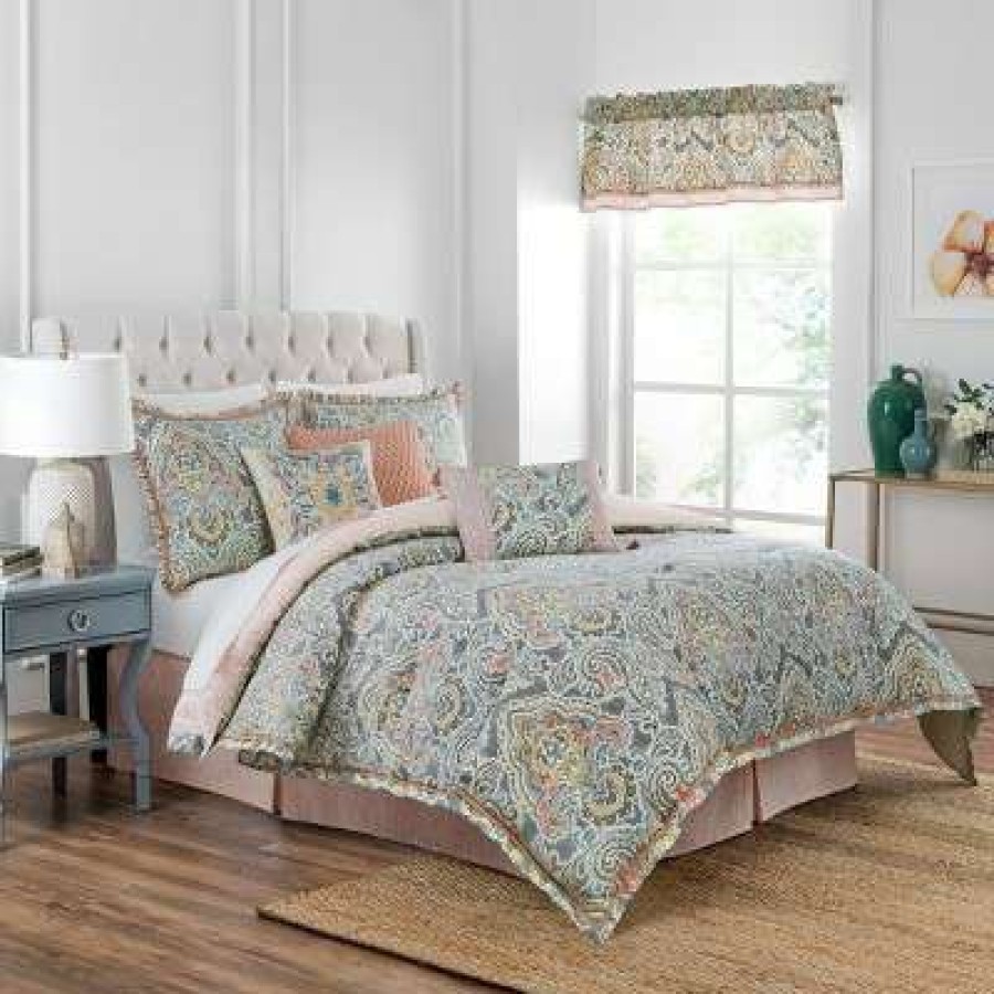 Bedding Collections * | Wholesale Waverly Artisanal Ikat Bedding Collection