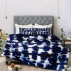 Duvet Cover Bedding Sets * | Best Sale Jacqueline Maldonado Paralle Duvet Set Deny Designs Blue