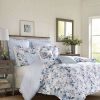 Comforter Bedding Sets * | Flash Sale Laura Ashley Chloe Comforter Set Blue