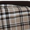 Duvet Cover Bedding Sets * | Flash Sale Paulette Plaid Duvet Cover Set Taupe Truly Soft