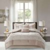 Comforter Bedding Sets * | Wholesale Madison Park 7Pc Anett Chenille Jacquard Comforter Set Taupe