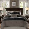 Comforter Bedding Sets * | Best Sale Madison Park Dakota Microsuede Comforter Set