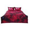 Comforter Bedding Sets * | Best Reviews Of Full/Queen Polyester Reversible Galaxies All-Season 3D Space Themed Bedding Sets Piccocasa Red