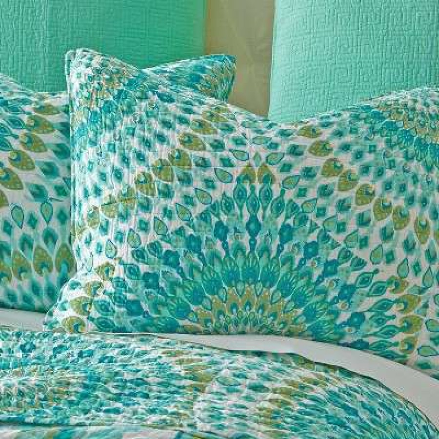 Quilt Bedding Sets * | Best Deal Monika Quilt Set Teal Mudhut