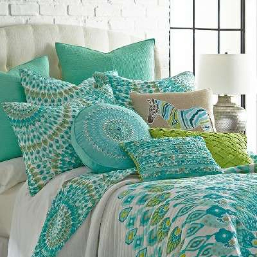 Quilt Bedding Sets * | Best Deal Monika Quilt Set Teal Mudhut