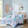 Duvet Cover Bedding Sets * | Cheapest Intelligent Design Lisa Watercolor Tie Dye Printed Duvet Cover Set Aqua