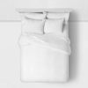 Duvet Cover Bedding Sets * | Best Reviews Of Organic Solid Duvet & Sham Set Threshold