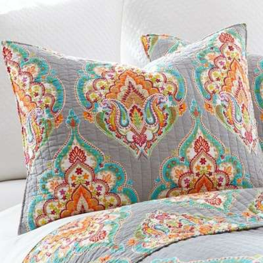 Quilt Bedding Sets * | Brand New Marielle Bohemian Quilt And Pillow Sham Set Levtex Home