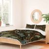 Duvet Cover Bedding Sets * | Best Reviews Of Iveta Abolina Biophilia Desire Duvet Set Deny Designs Green