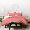 Duvet Cover Bedding Sets * | Best Reviews Of Mirimo Celebration Duvet Set Deny Designs Coral