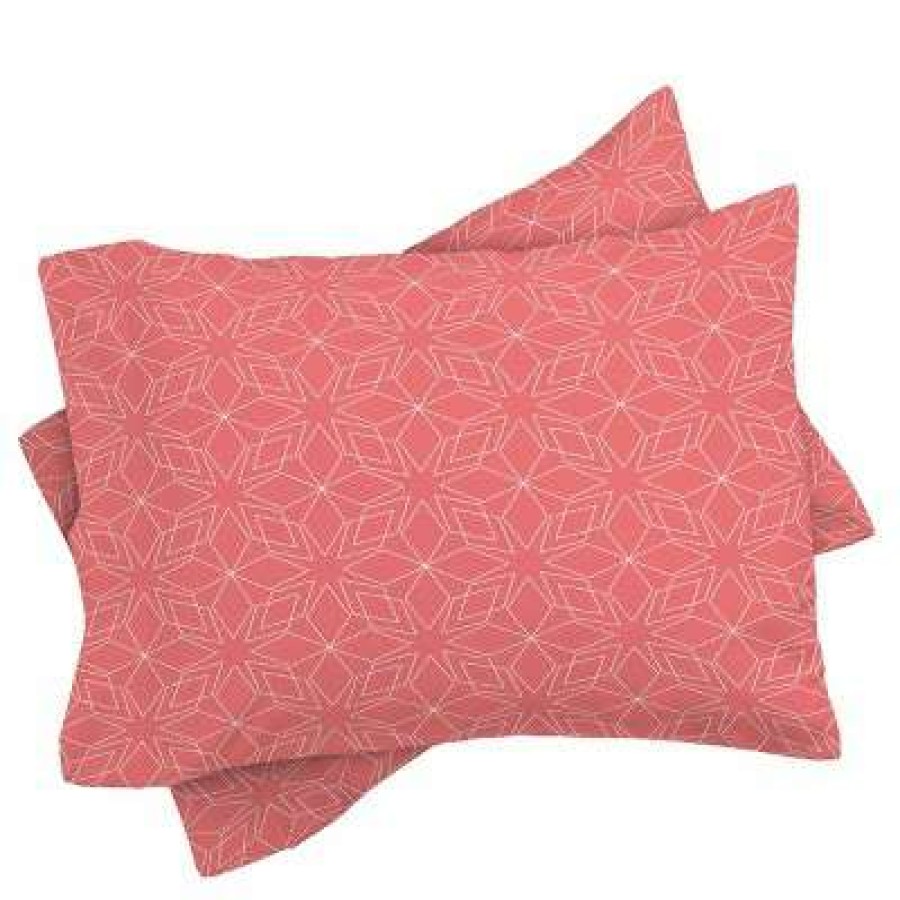 Duvet Cover Bedding Sets * | Best Reviews Of Mirimo Celebration Duvet Set Deny Designs Coral