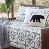 Quilt Bedding Sets * | Deals 39" X 75" Arrowhead Daybed Quilt Bonus Set Charcoal Eddie Bauer