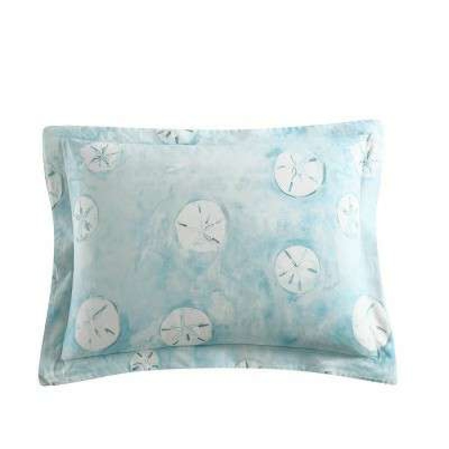 Comforter Bedding Sets * | Promo Seaside Sand Dollar Comforter Set Poppy & Fritz Blue