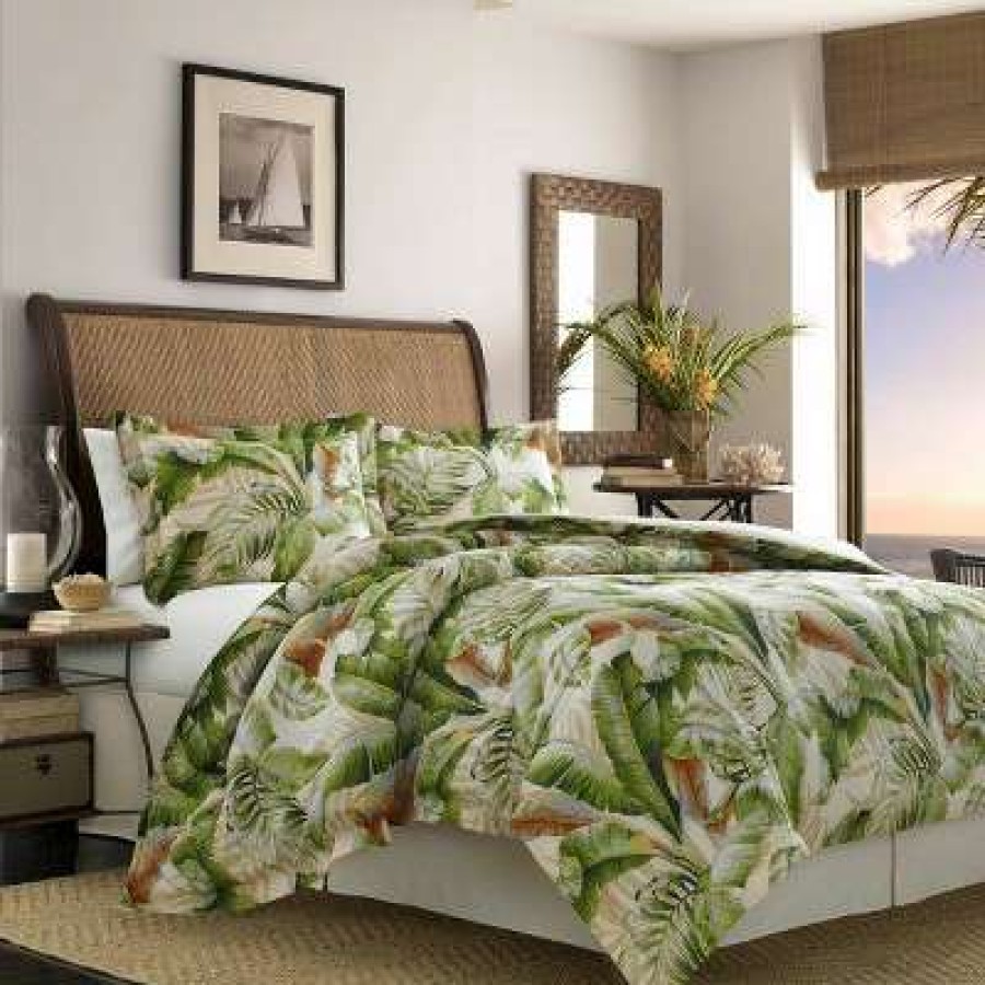 Comforter Bedding Sets * | Brand New Palmiers Comforter Set Tommy Bahama Green