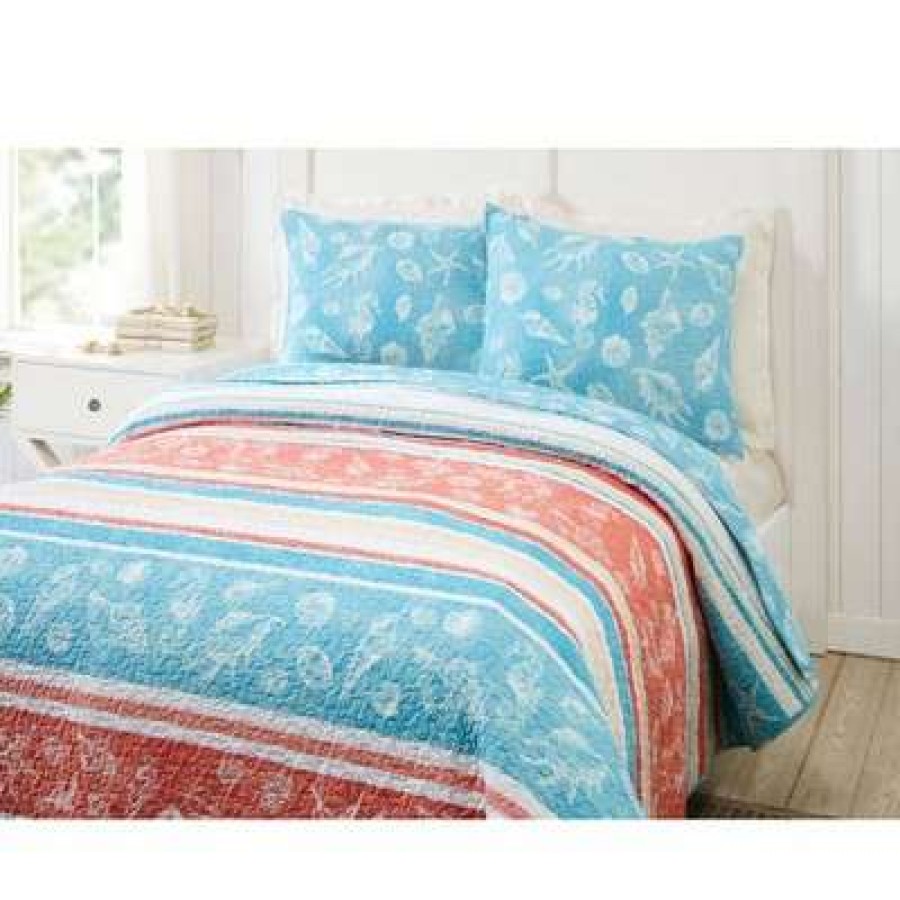 Quilt Bedding Sets * | Hot Sale Modern Heirloom Nantucket Quilt Sets