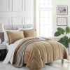 Comforter Bedding Sets * | Brand New Peace Nest 3 Piece Winter Comforter Set Reversible Sherpa Ultra Soft Minky Plush