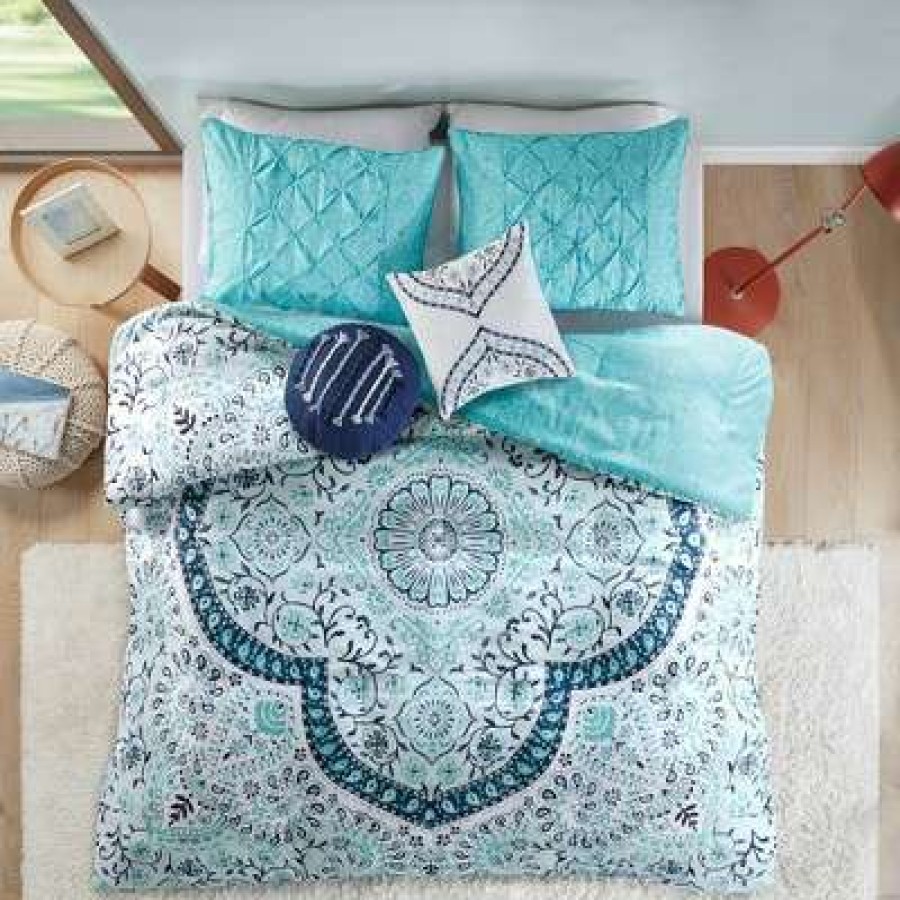 Bedding Collections * | Brand New Intelligent Design Tricia Boho Medallion Printed Bedding Collection