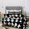 Duvet Cover Bedding Sets * | Cheap Jacqueline Maldonado Parallel Duvet Set Deny Designs White