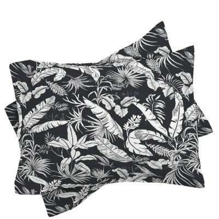 Duvet Cover Bedding Sets * | Cheap Marta Barragan Camarasa Jungle Duvet Set Deny Designs Black/White