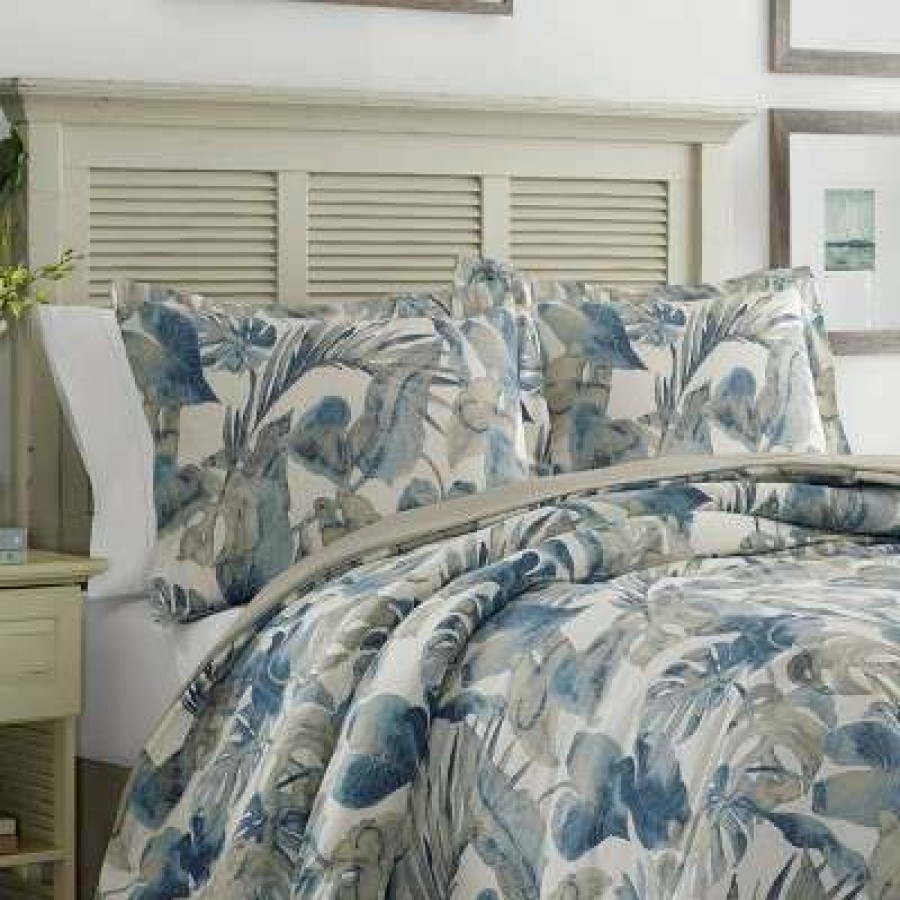 Duvet Cover Bedding Sets * | Top 10 Raw Coast Duvet Cover Set Tommy Bahama Blue