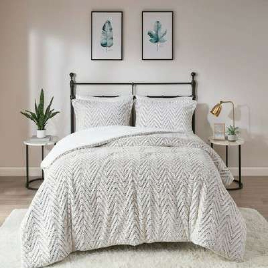 Comforter Bedding Sets * | Wholesale Madison Park Aurora Ultra Plush Down Alternative Comforter Set