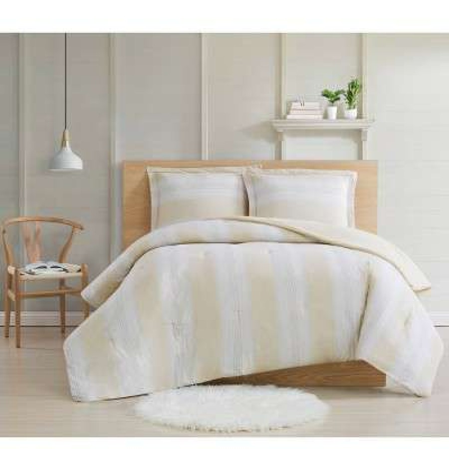 Bedding Collections * | Wholesale Cottage Classics Farmhouse Stripe Bedding Collection