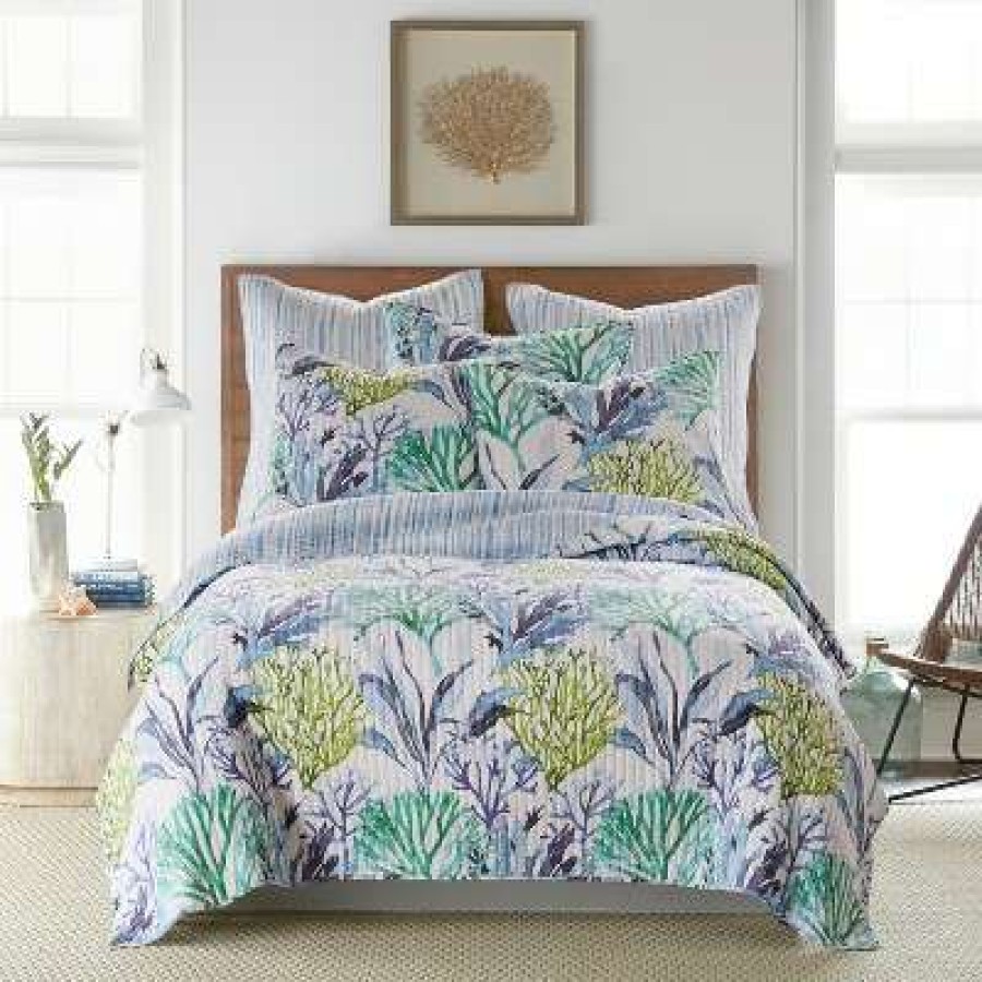 Quilt Bedding Sets * | Promo Crete Quilt And Pillow Sham Set Levtex Home