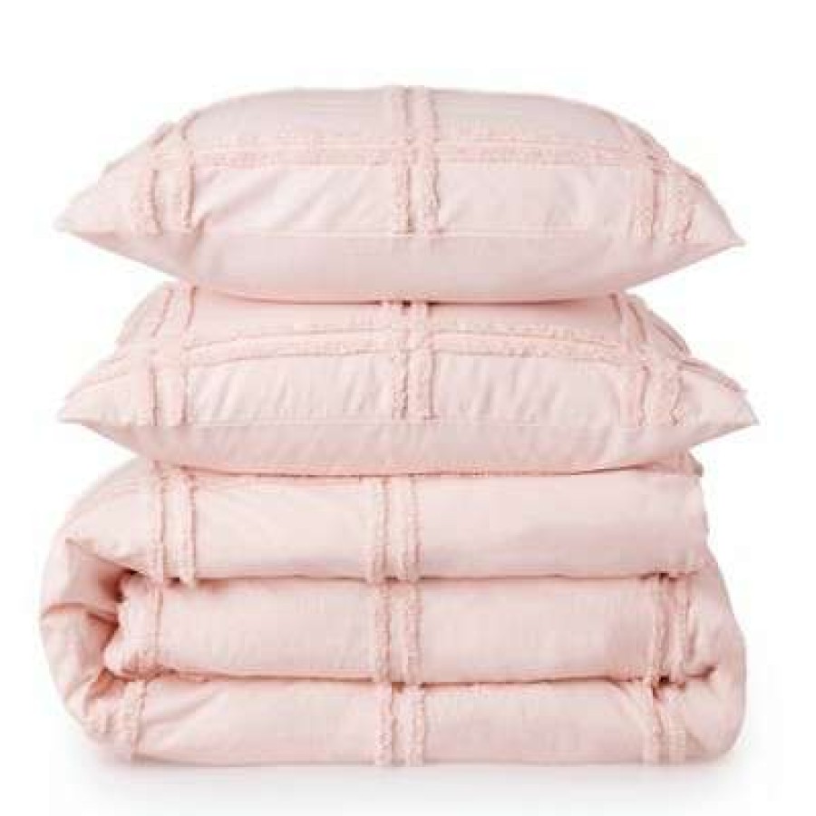 Duvet Cover Bedding Sets * | Coupon Martha Stewart Skylar Chenille Duvet Set