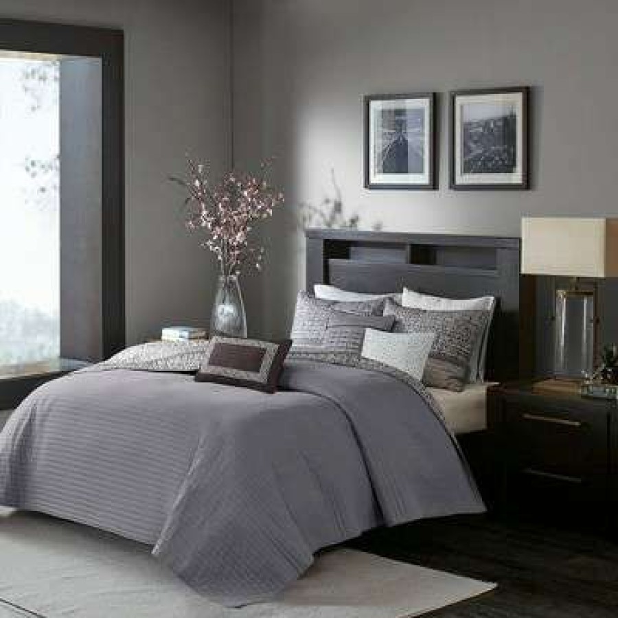 Quilt Bedding Sets * | Promo Madison Park Harmony Jacquard Quilt Set