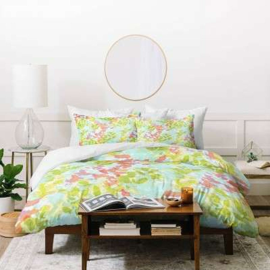 Duvet Cover Bedding Sets * | Best Deal King Jacqueline Maldonado Intuition Wild And Free Duvet Set Blue Deny Designs