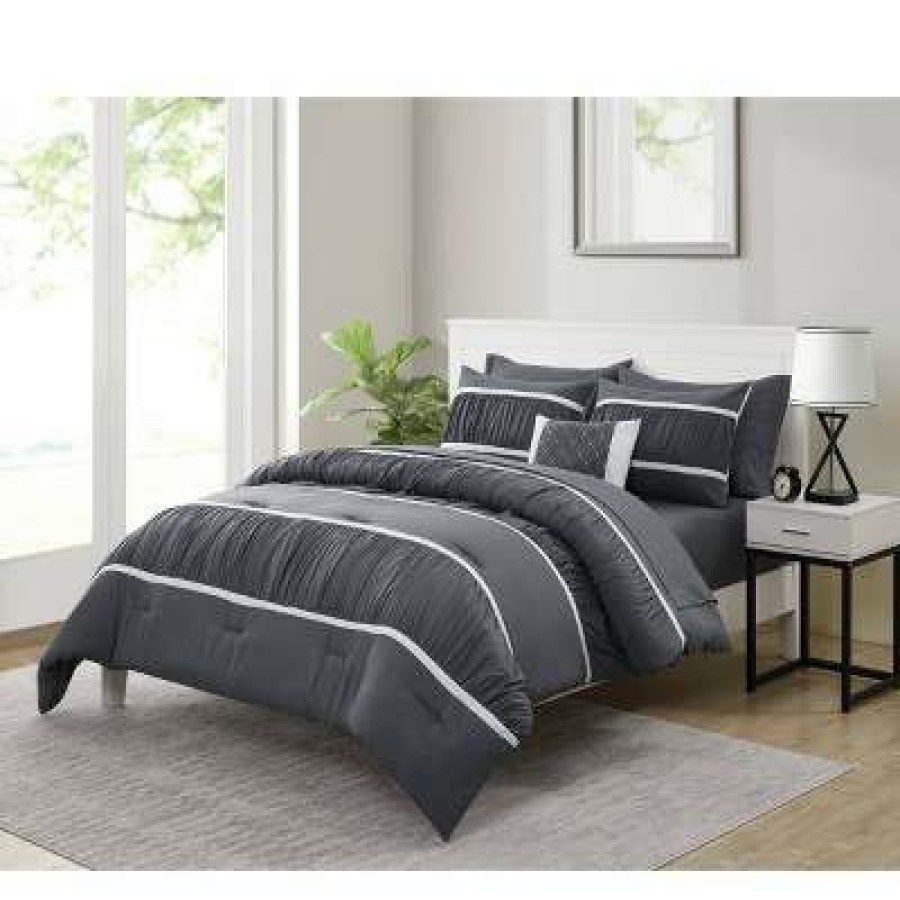 Comforter Bedding Sets * | Top 10 Trisha Comforter Set Vcny