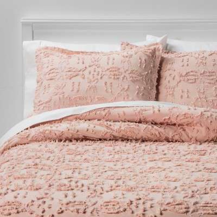 Bedding Collections * | New Clipped Chenille Bedding Collection Threshold