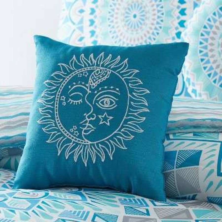 Comforter Bedding Sets * | Buy Luna Comforter Set Mudd Teal