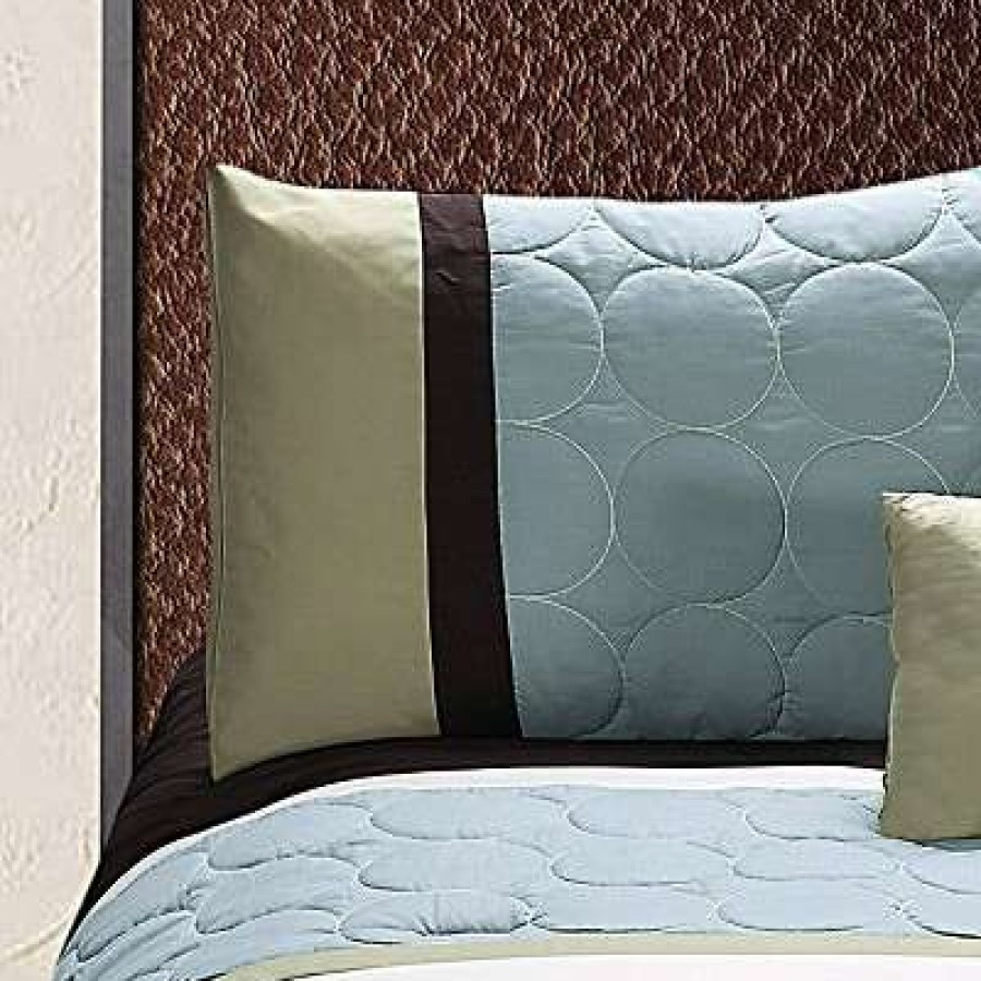 Comforter Bedding Sets * | Wholesale Jeffrey Comforter Set Riverbrook Home Sage/Ivory/Blue