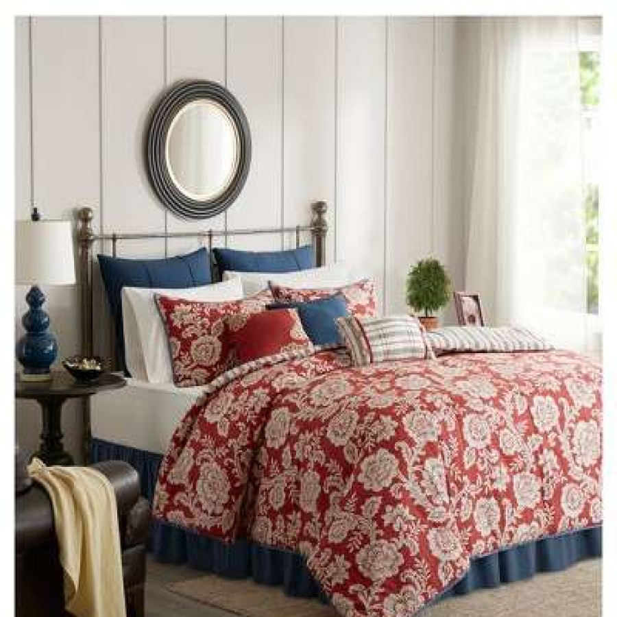 Bedding Collections * | Cheapest Madison Park Rose Cotton Twill Bedding Collection