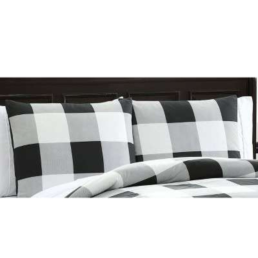 Comforter Bedding Sets * | Promo Buffalo Plaid Comforter Set Geneva Home Fashion