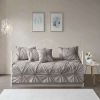 Quilt Bedding Sets * | Discount Madison Park 6Pc Lucita Daybed Cover Set Dark Gray