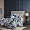 Duvet Cover Bedding Sets * | Buy Madison Park Adela Duvet Cover Set 6Pc