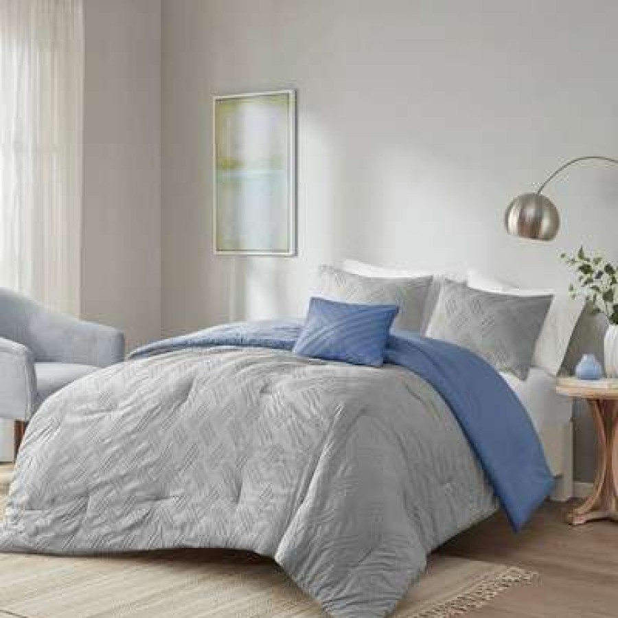 Comforter Bedding Sets * | Wholesale Madison Park Darcy Organic Cotton Comforter Set