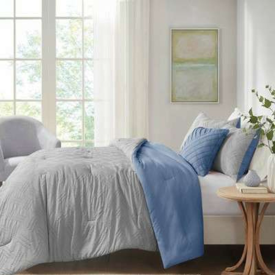 Comforter Bedding Sets * | Wholesale Madison Park Darcy Organic Cotton Comforter Set