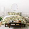 Duvet Cover Bedding Sets * | Cheap Full/Queen Dash And Ash Cabin In The Woods Duvet Cover Set Green Deny Designs