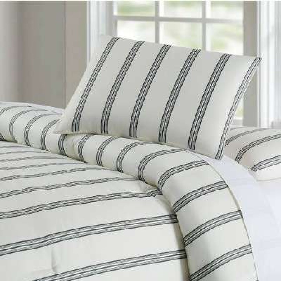 Comforter Bedding Sets * | Promo Truly Soft Everyday Millenial Stripe Comforter Set