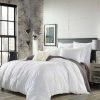 Duvet Cover Bedding Sets * | Deals White Courtney Duvet Cover Set City Scene