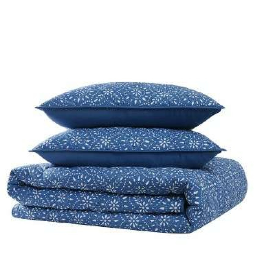 Quilt Bedding Sets * | Top 10 Brooklyn Loom Katrine Quilt Set Blue