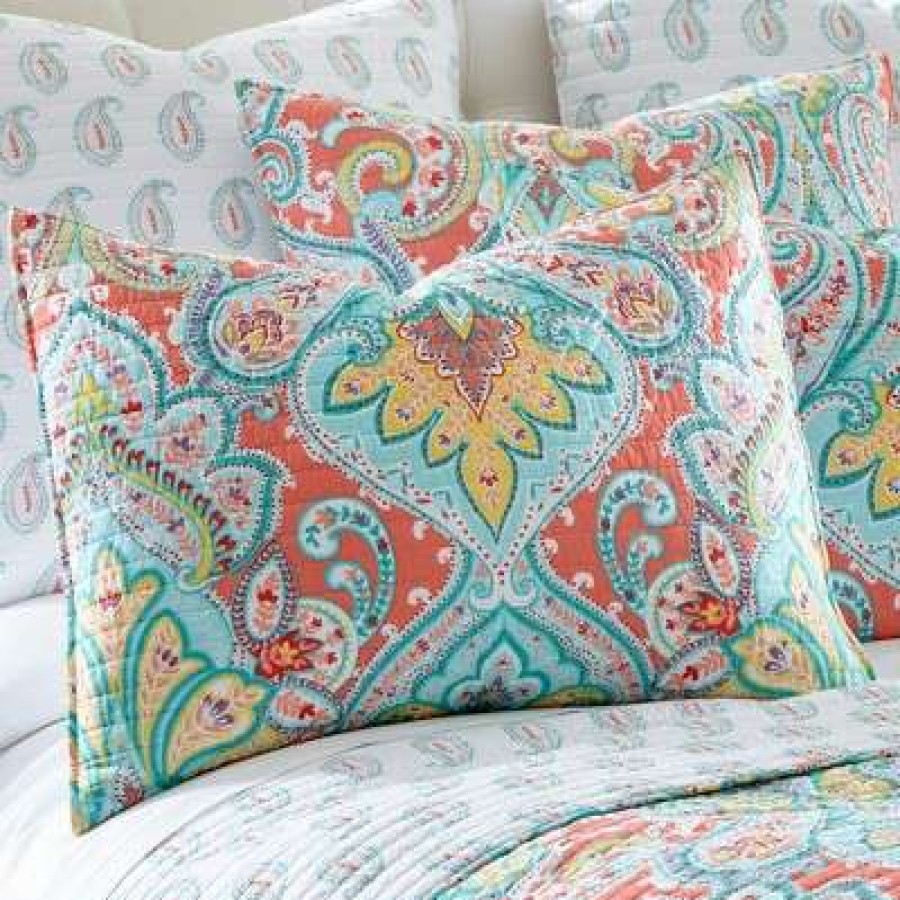 Quilt Bedding Sets * | Best Reviews Of Tribeca Quilt And Pillow Sham Set Levtex Home