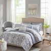 Comforter Bedding Sets * | Buy Madison Park Lotti Comforter And Coverlet Set Blue