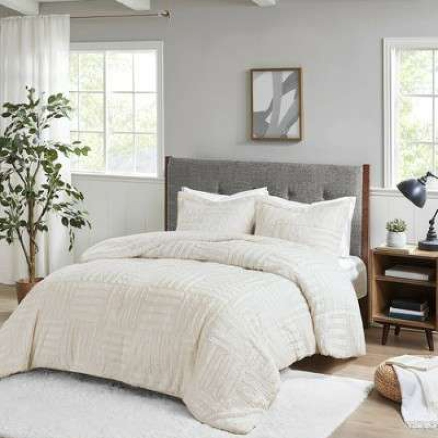 Comforter Bedding Sets * | Top 10 Madison Park Polar Brushed Faux Fur Comforter Mini Set